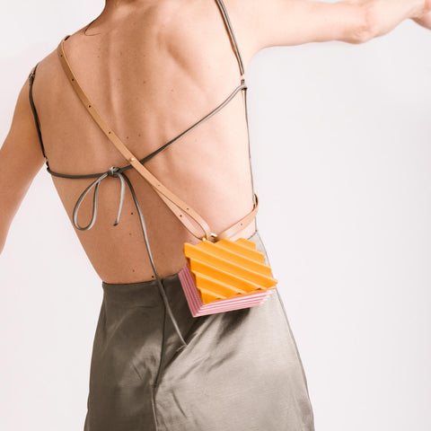 Brick Mini Wallet - Apricot