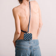 Brick Mini Wallet - Denim
