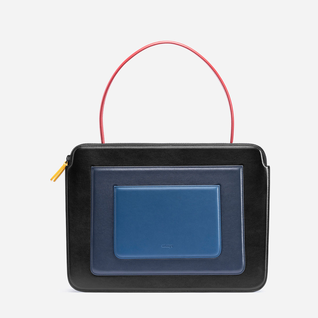 Business Bag in Black and Blue