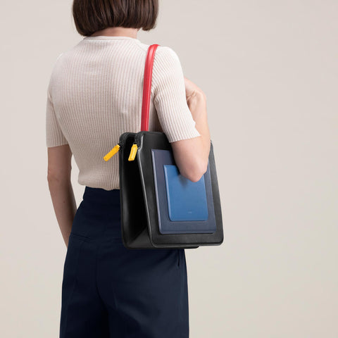 Business Bag - Black & Blue