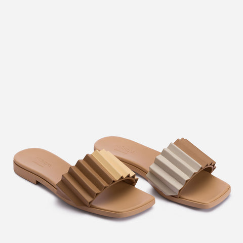Louise Slide Sandal - Buttermilk