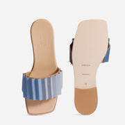 Louise Slide Sandal - Denim