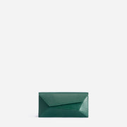 Naomi Long Purse - Lizard Effect Emerald