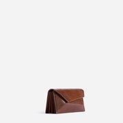 Naomi Long Purse - Lizard Effect Brown