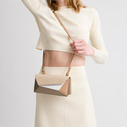 Naomi Long Purse - Milky