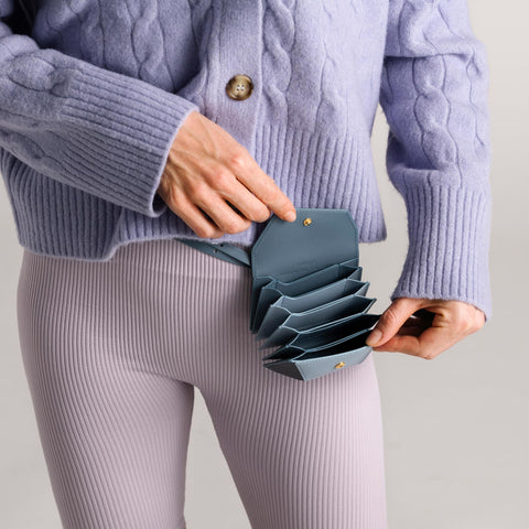 Naomi Mini Wallet - Denim