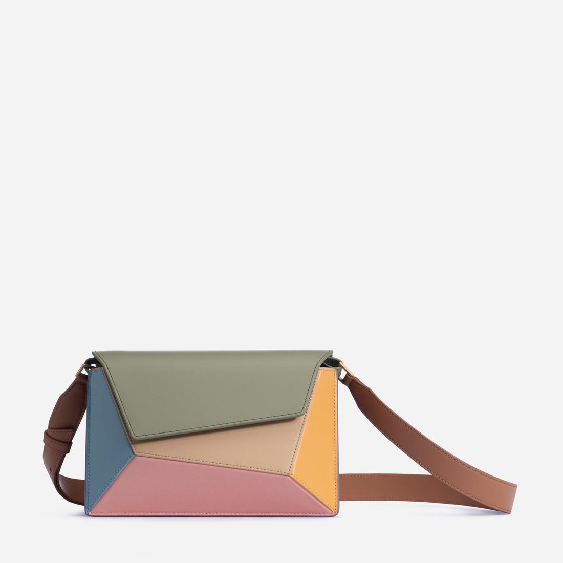 Naomi leather bag in Pastel
