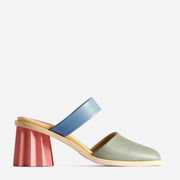Pleated Heel Mule - Gummy