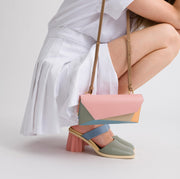 Pleated Heel Mule - Gummy