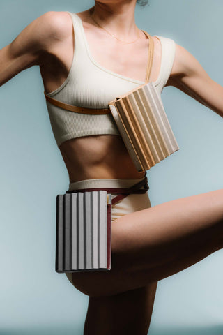 Pleated Tool Bag - Gray