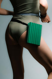 Pleated Tool Bag - Jade