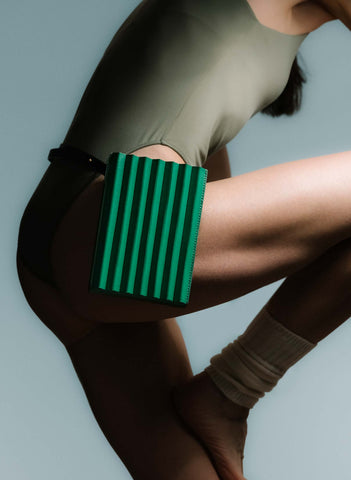 Pleated Tool Bag - Jade