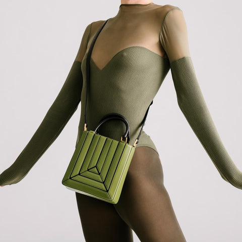 Sera Tall Tote Mini - Calla Green