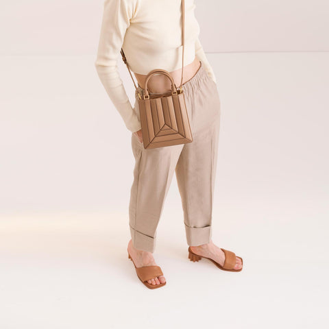 Sera Tall Tote Mini - Latte