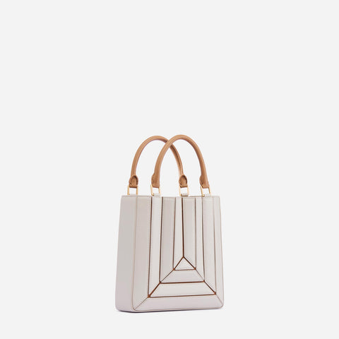 Sera Tall Tote Mini - Off White