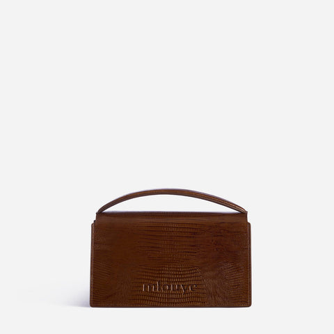 Small Naomi - Lizard Effect Brown