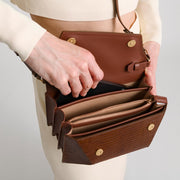 Small Naomi - Lizard Effect Brown