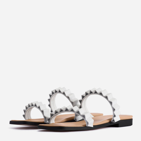 Thelma Sandal - White