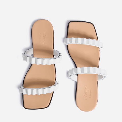 Thelma Sandal - White